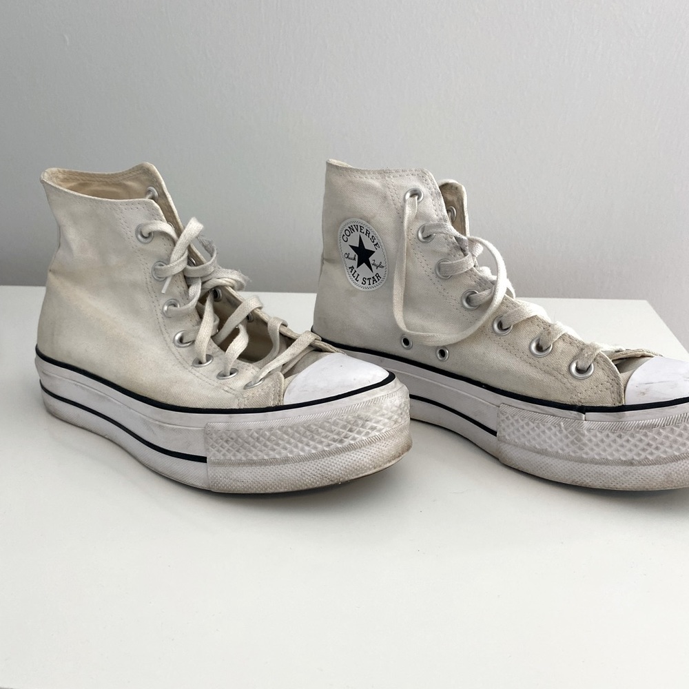 Converse platform sneakers